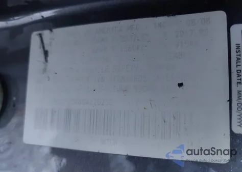 2009 Honda Accord 2.4 Lx-P z USA, uszkodzony, nr VIN 1HGCP26469A020258